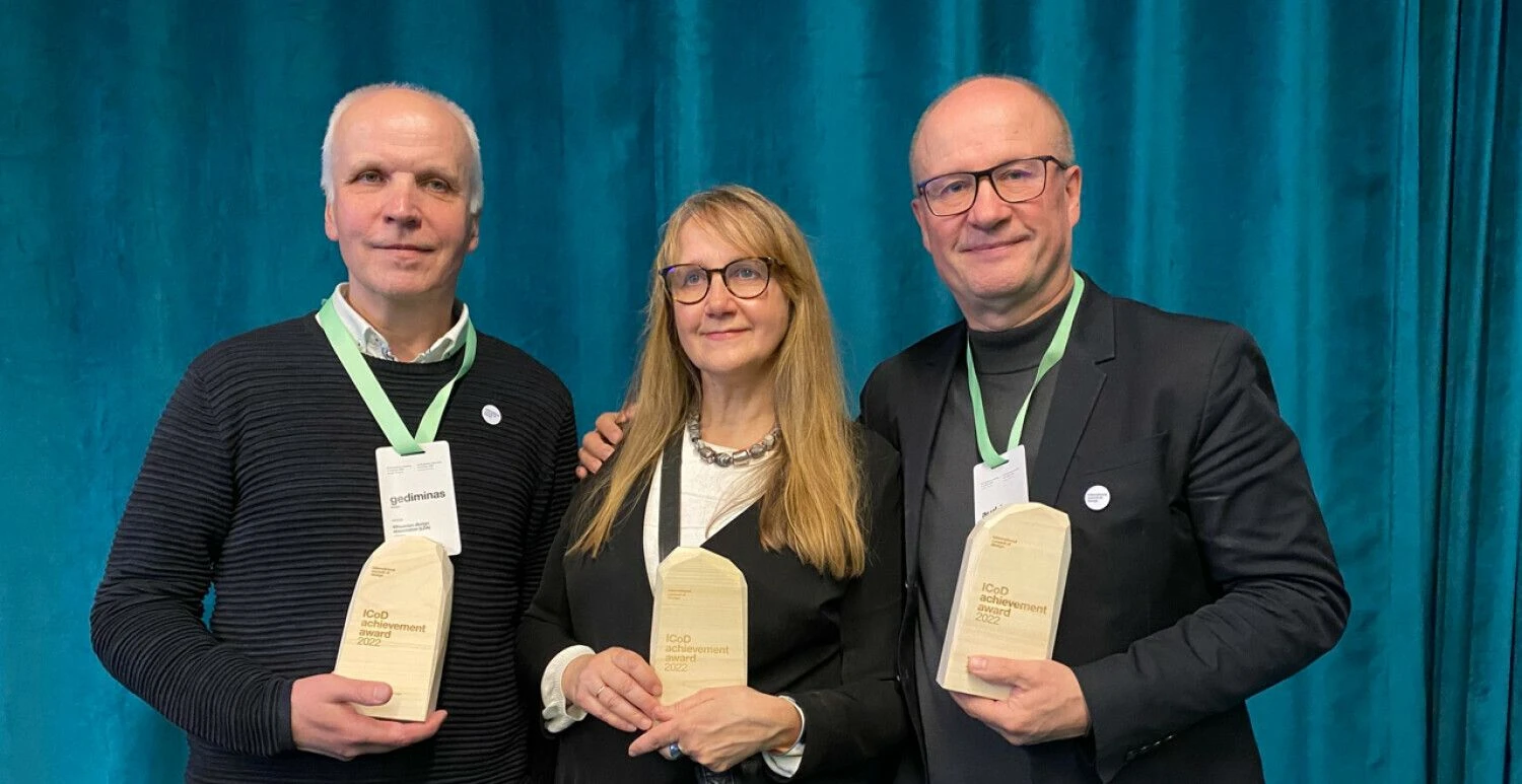 Iš kairės: Gediminas Lašas, Aušra Lisauskienė ir Audrius Klimas. Asmen. nuotr.