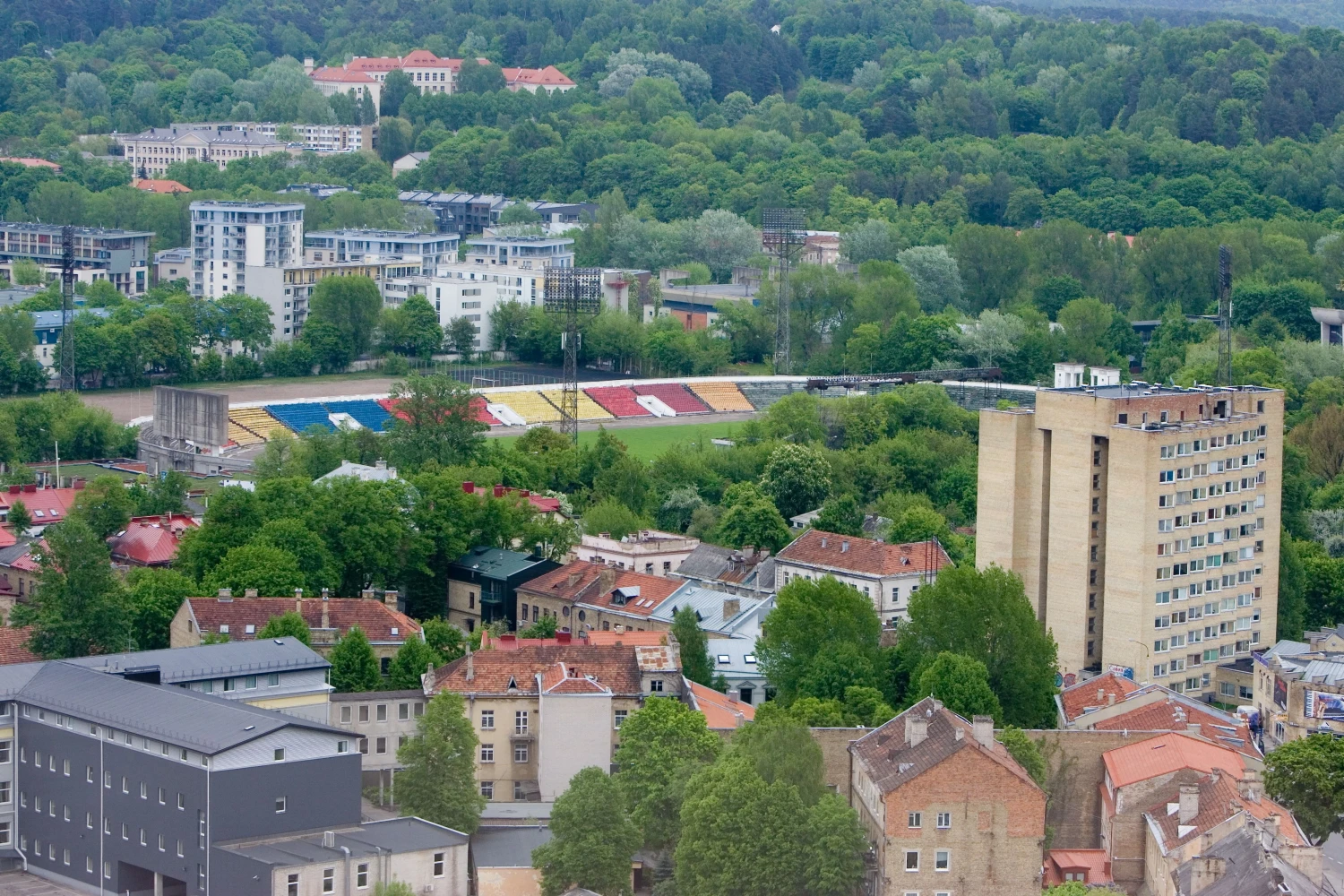 Vilniaus „Žalgirio“ stadionas Žirmūnų mikrorajone. Juditos Grigelytės (VŽ)nuotr.