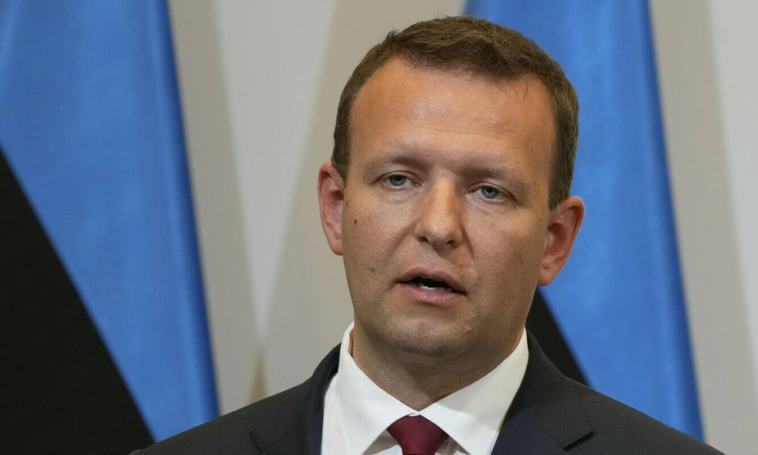 L. Laanemetsas, Estijos vidaus reikalų ministras. Czareko Sokolowskio (AP/“Scanpix“) nuotr.