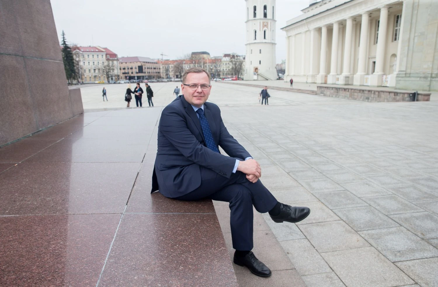 „Jei jūs pradedate sakydami „nesąmonė“, tai ir neišeis, prarandate savybę svajoti. Švietime tai yra visiškas peilis“, – sako Vaidas Bacys. Juditos Grigelytės (VŽ) nuotr.