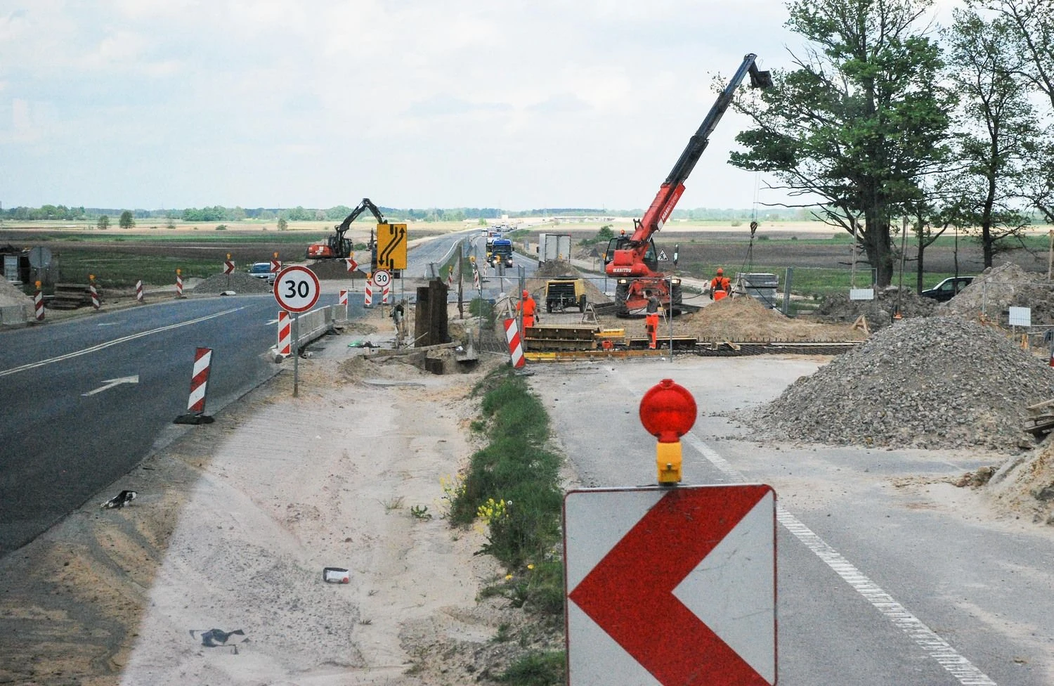 Kelio A5 Kaunas–Marijampolė–Suvalkai ruožo rekonstravimo darbai. Juditos Grigelytės (VŽ) nuotr.