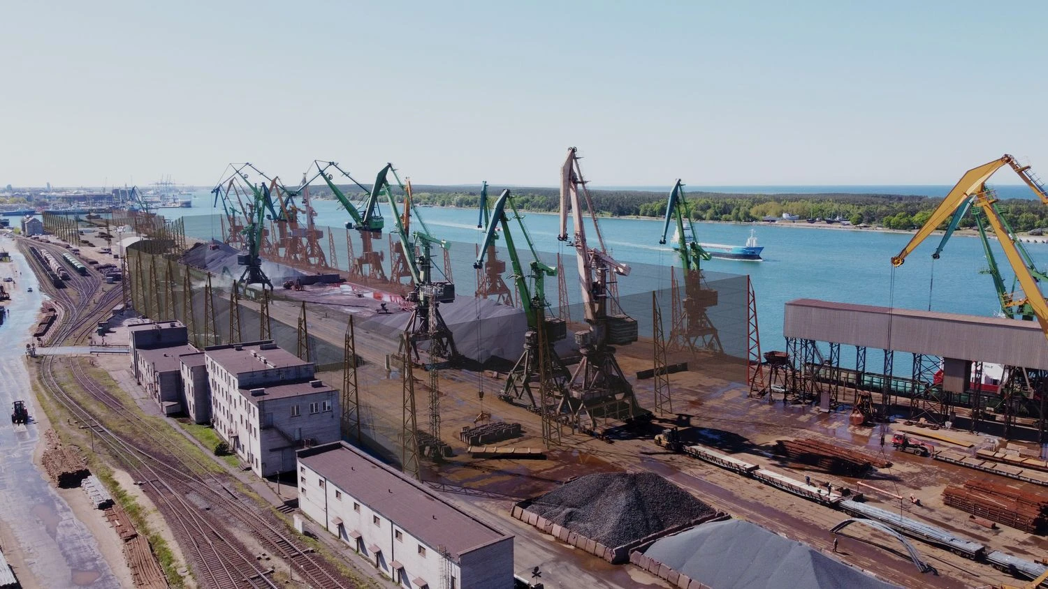 Numatomas apsauginės sienos projektas. Įmonės vizualizacija.