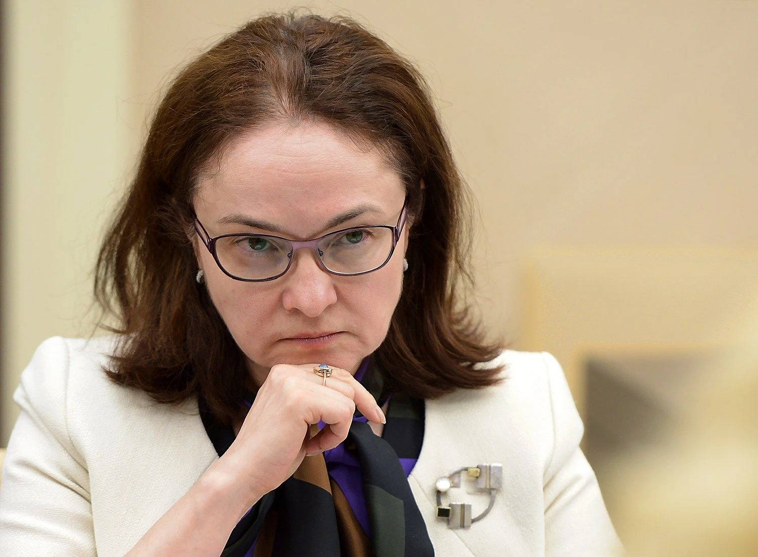 Russia's Central Bank chair Elvira Nabiullina. Aleksey Nikolskyi/RIA Novosti