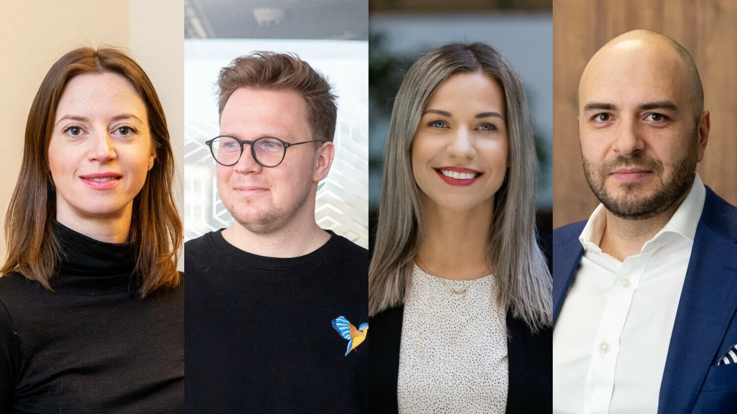 J. Govina, T. Marčiulaitis, S. Strockytė-Varnė, L. Macijauskas. Manopinigai.lt koliažas