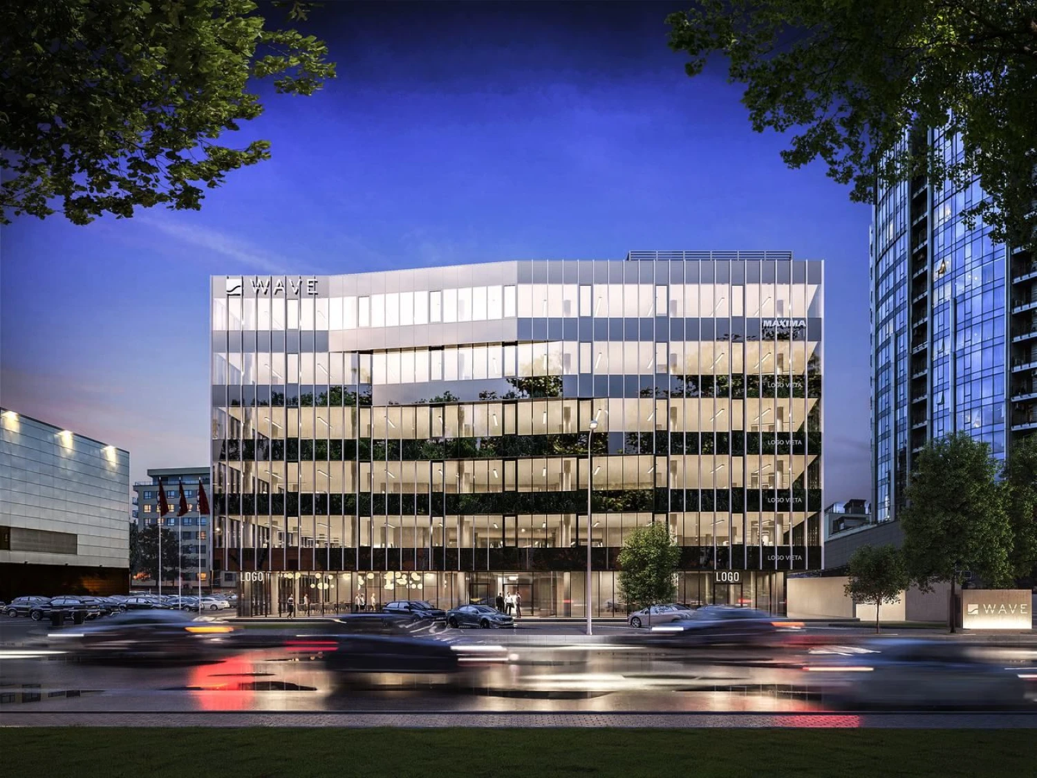 Bendrovės vizualizacija.