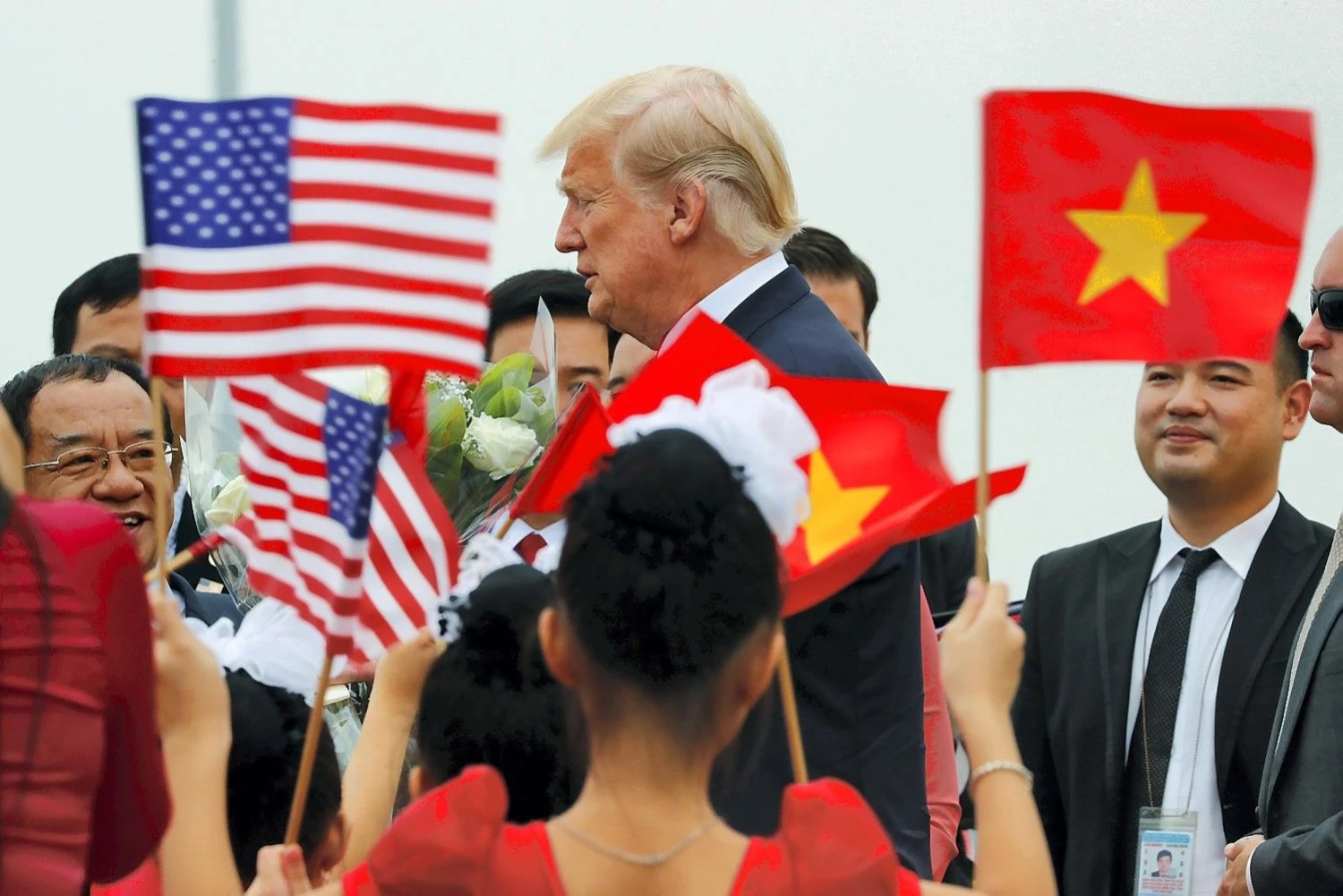 Donaldas Trumpas Vietname. Jonathano Ernsto (Reuters / Scanpix) nuotr.