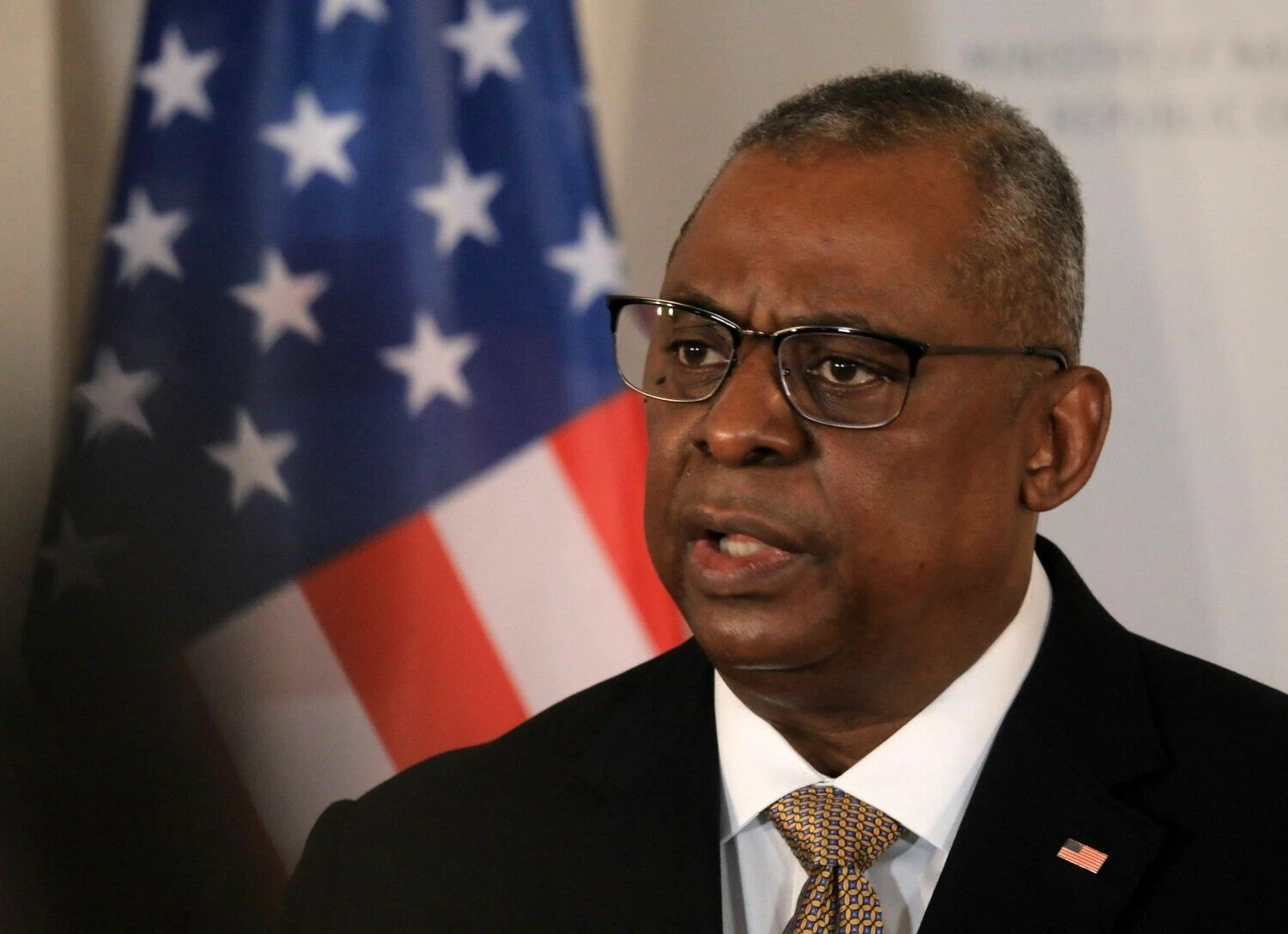 JAV gynybos sekretorius Lloydas Austinas. Petro Malūko (AFP / „Scanpix“) nuotr.