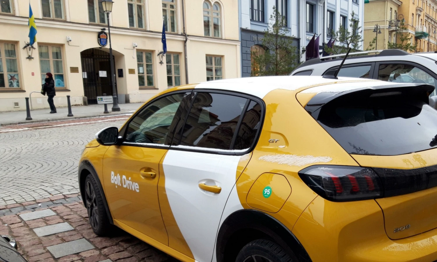 „Bolt Drive“ trumpalaikės nuomos automobilis Vilniuje. Juditos Grigelytės (VŽ) nuotr.