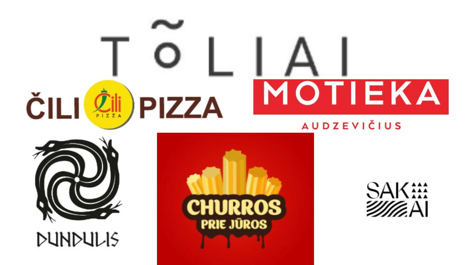 Nauji prekių ženklai. VŽ koliažas