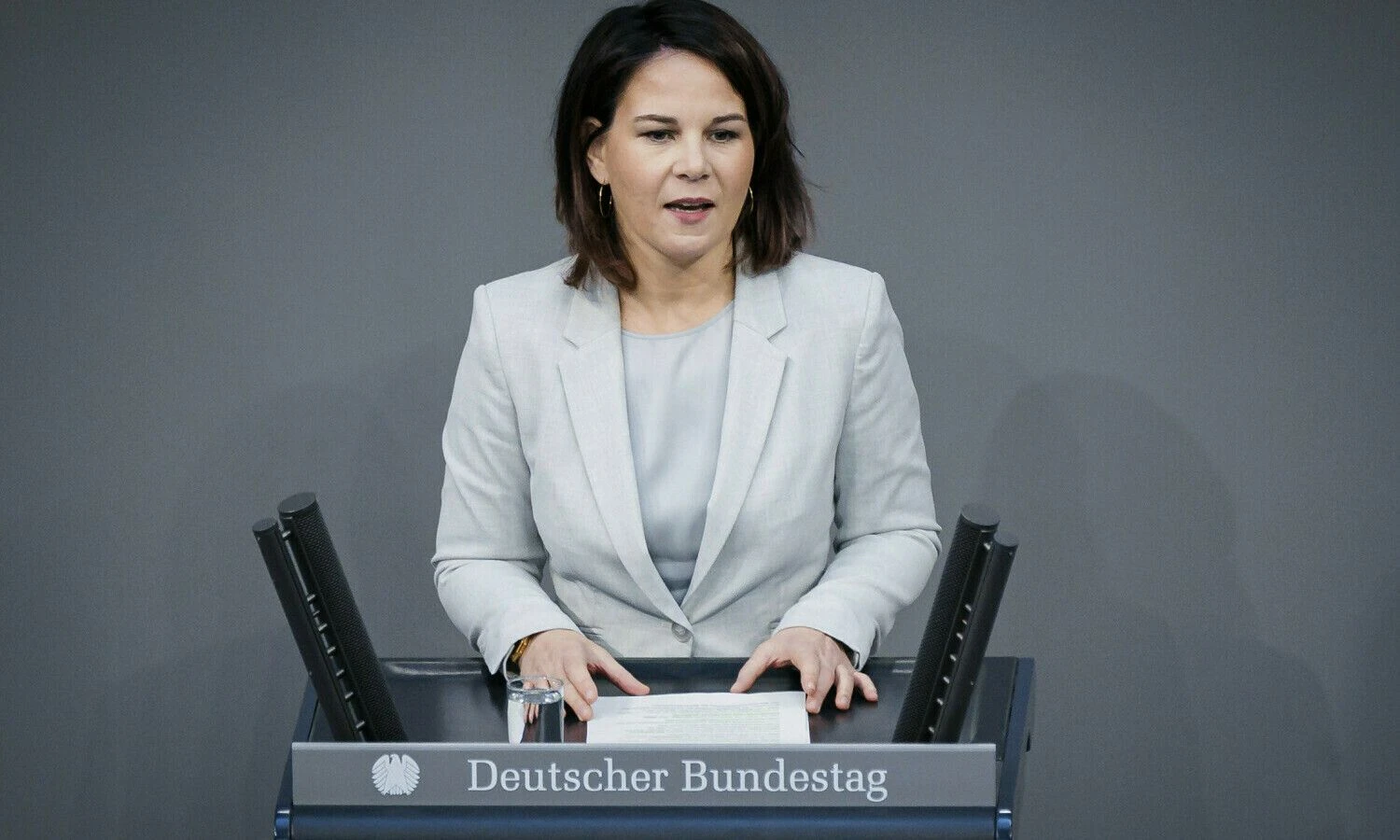 Vokietijos užsienio reikalų ministrė Annalena Baerbock. Felixo Zahno („Picture Alliance“ / „Photothek“ / „Scanpix“) nuotr.