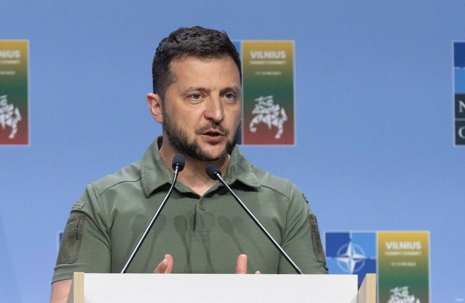 Volodymyras Zelenskis, Ukrainos prezidentas. Juditos Grigelytės (VŽ) nuotr.