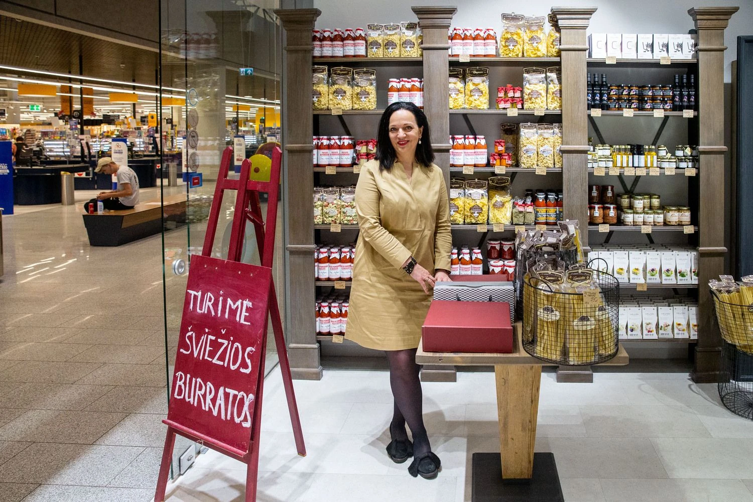 Giedrė Kavaliauskaitė, UAB „Mcc projektai“, valdančios tris itališkais produktais prekiaujančias parduotuves Vilniuje „Sapore d‘Italia“, direktorė. Vladimiro Ivanovo (VŽ) nuotr.