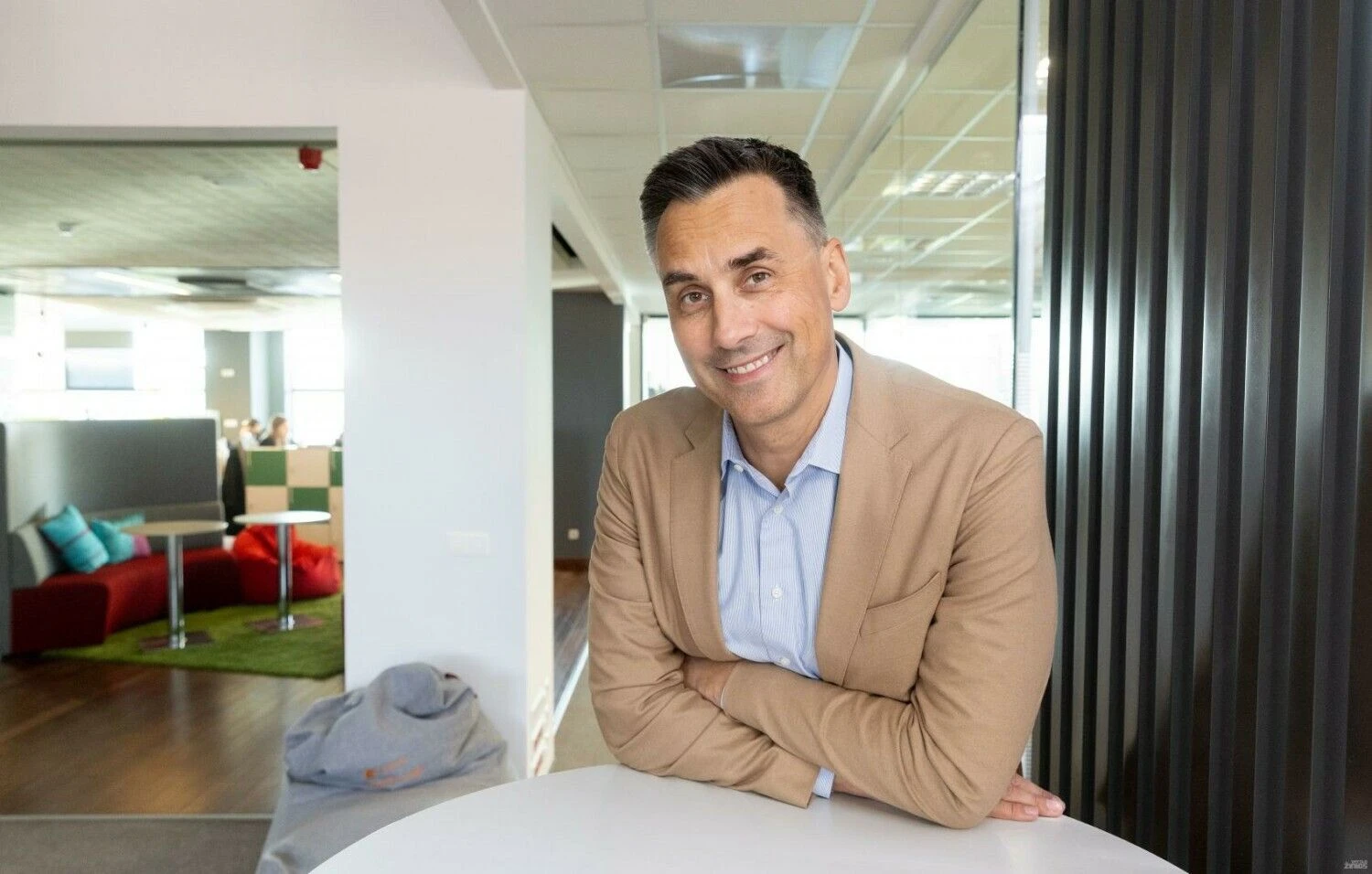 Kęstutis Juščius, „Auga Group“ generalinis direktorius. Juditos Grigelytės (VŽ) nuotr.