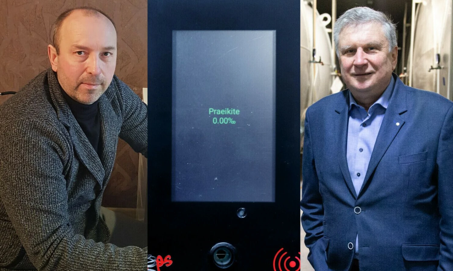 Rolandas Elertas, IĮ RHM mėsinės įkūrėjas (kairėje), Rimantas Čygas, TŪB „Rinkuškiai“ direktorius. VŽ koliažas