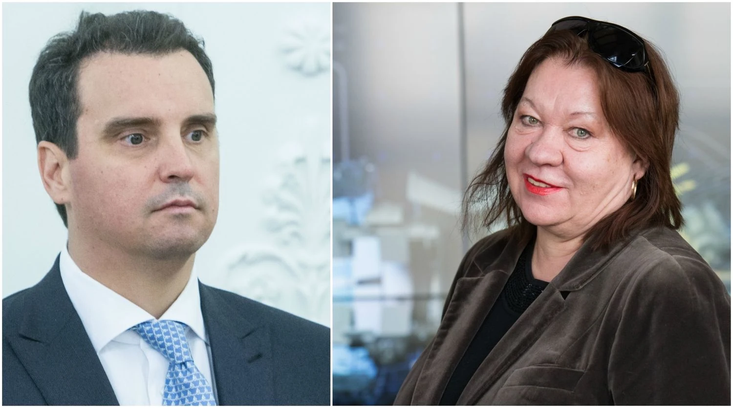 Aivaras Abromavičius, buvęs Ukrainos ekonominės plėtros ir prekybos ministras, ir Rūta Skyrienė asociacijos „Investors' foum“ vykdomoji direktorė. Vladimiro Ivanovo (VŽ) nuotr.