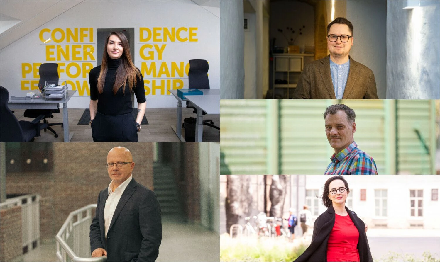 Iš kairės: Raminta Rimkienė, „Fabula Rud Pedersen Group“ direktorė, Donatas Bedulskis, „co:agency“ partneris, vadovas, Ričardas Jarmalavičius, „Publicum“ valdybos pirmininkas, Paulius Tamulionis, „Idea prima“ direktorius, ir Daiva Lialytė, „Integrity PR“ vadovė.