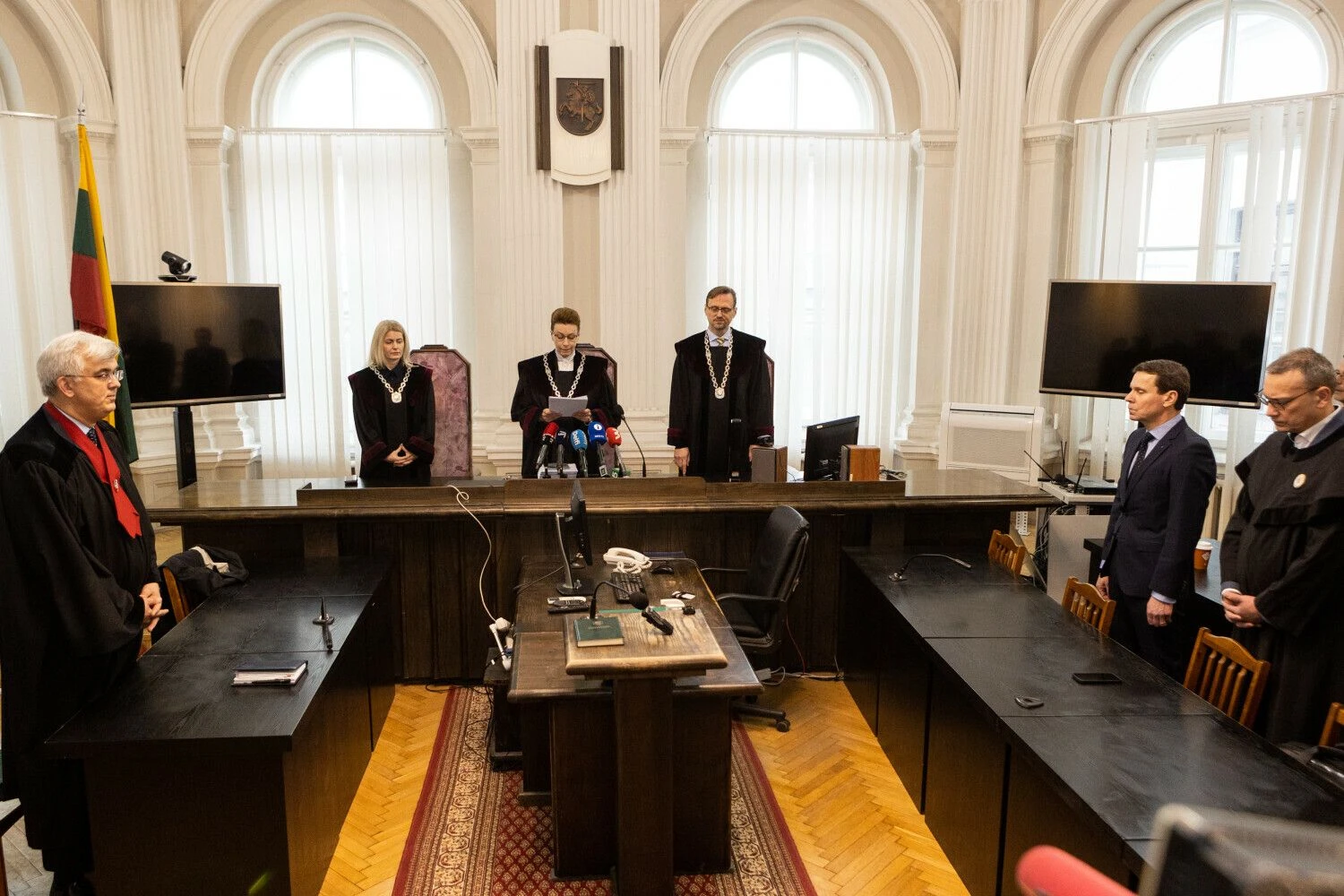 Teismas skelbia nuosprendį. Pauliaus Peleckio (BNS) nuotr.