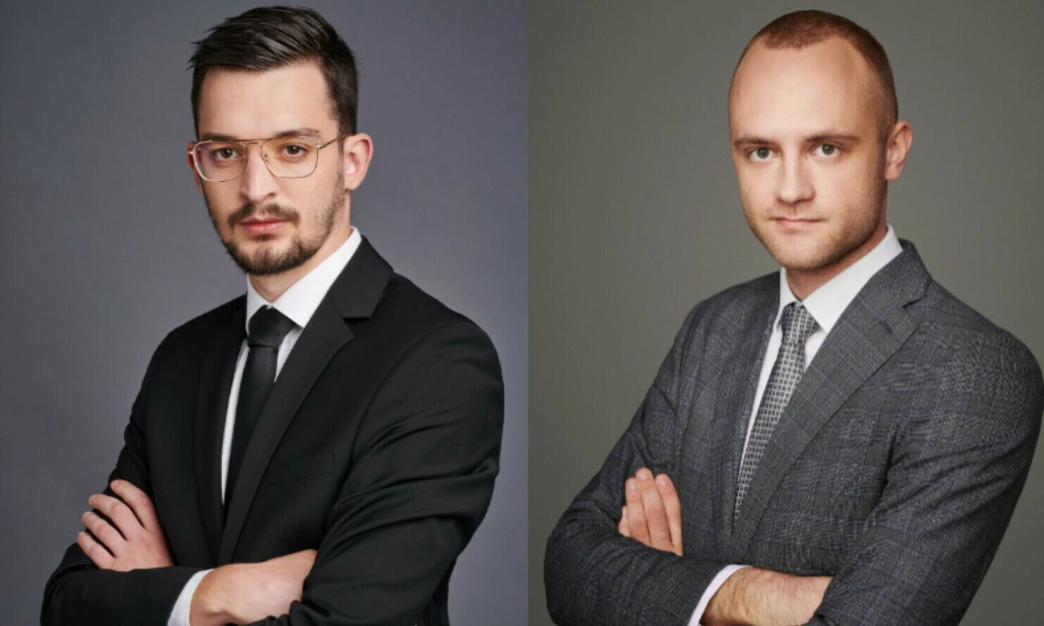 Advokatų kontoros „Glimstedt“ teisininkai Karolis Grižas ir Tautvydas Užkuras.