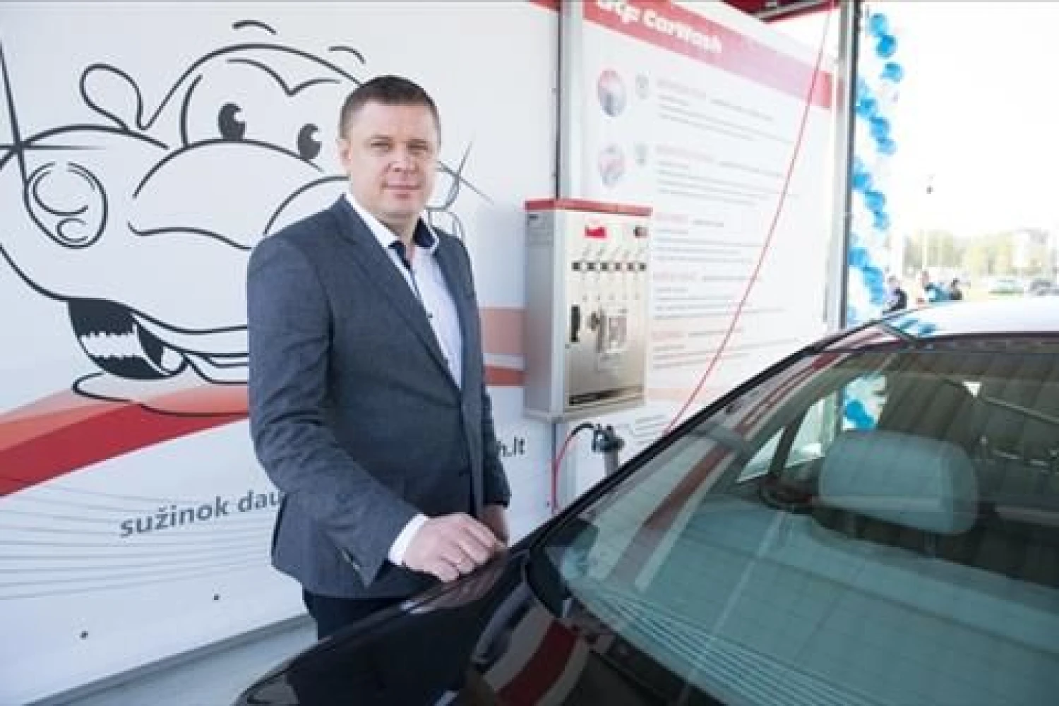 Evaldas Kinderis, valymo paslaugų biurams ir automobiliams UAB "Švaros broliai" direktorius.