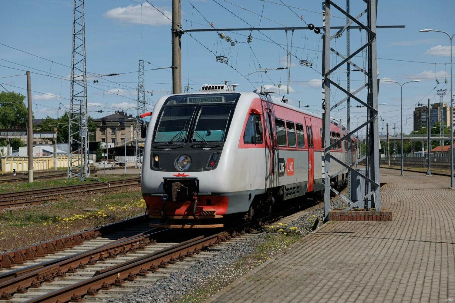 LTG traukinys. Vladimiro Ivanovo (VŽ) nuotr.