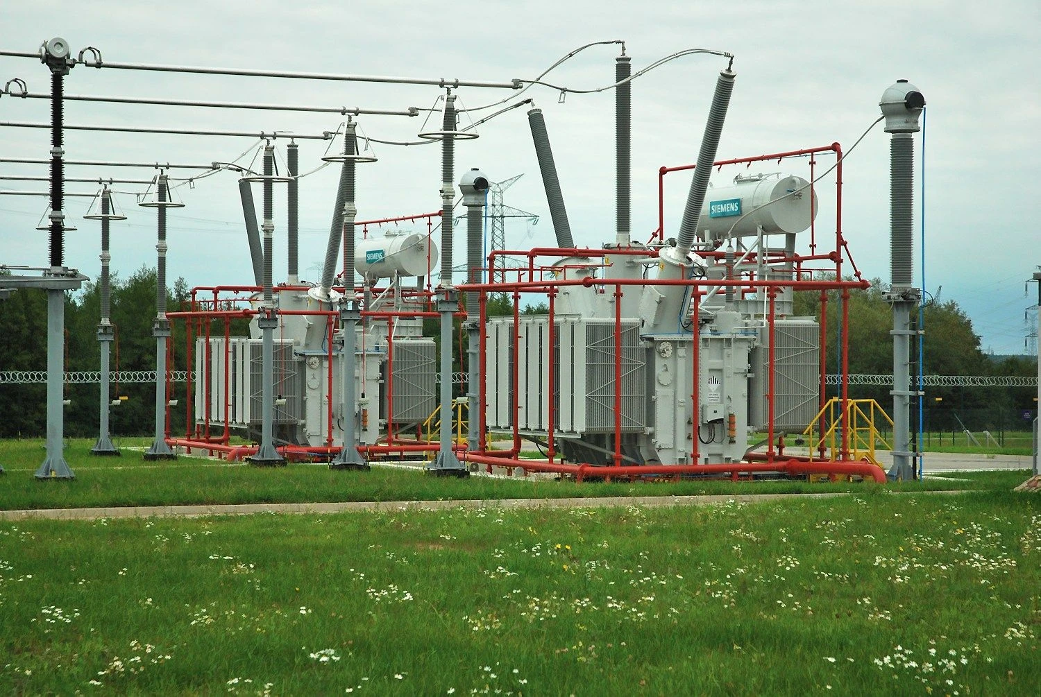 „LitPol Link“ elektros jungtis su Lenkija prie Alytaus. Naglio Navako (VŽ) nuotr.

