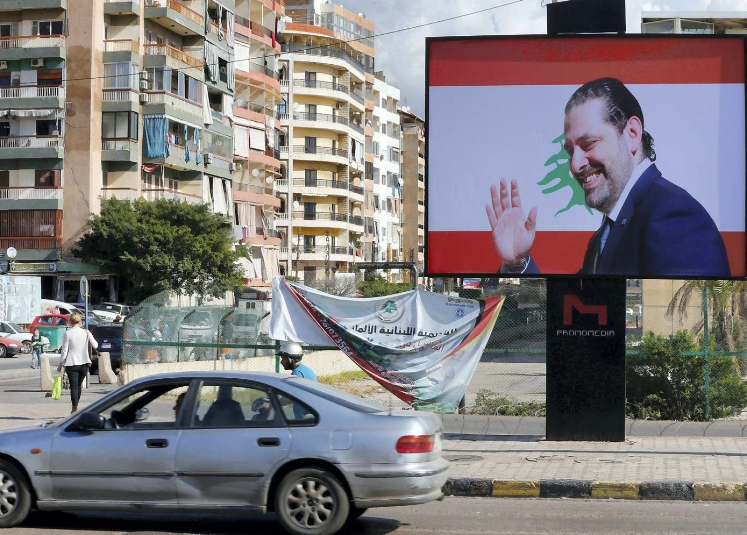 Saadas al-Hariri, Libano ministras pirmininkas, po vizito į Saudo Arabiją taip ir negrįžo į savo šalį. Mohamedo Azakiro (Reuters / Scanpix) nuotr.