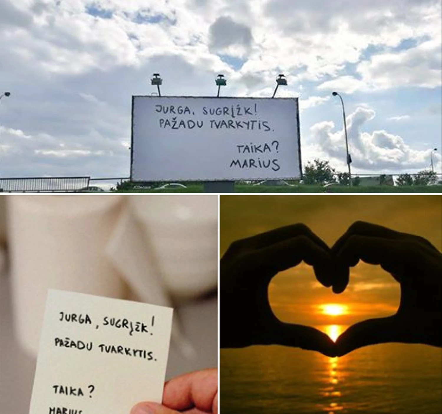 „Facebook“ puslapis „Jurga sugrįžk“ vos per savaitę surinko per 900 sekėjų.