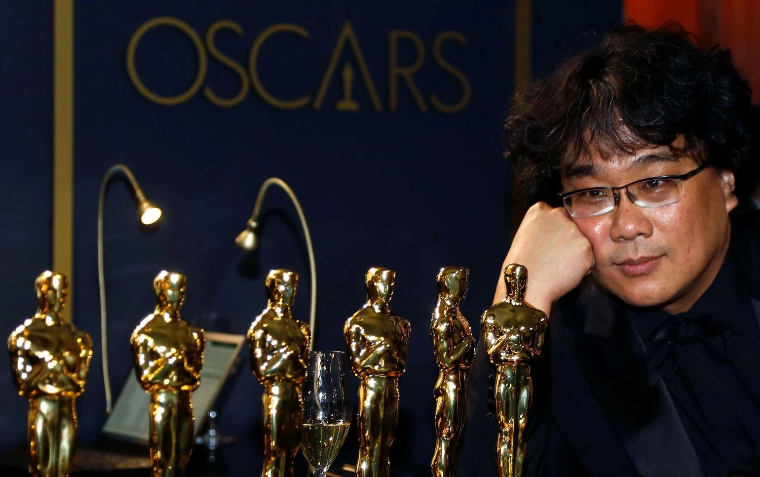 2020 m. „Oskarų“ apdovanojimuose triumfavo režisierius Bong Joon Ho ir jo filmas „Parazitas“. Eric Gaillard („Reuters“/“S