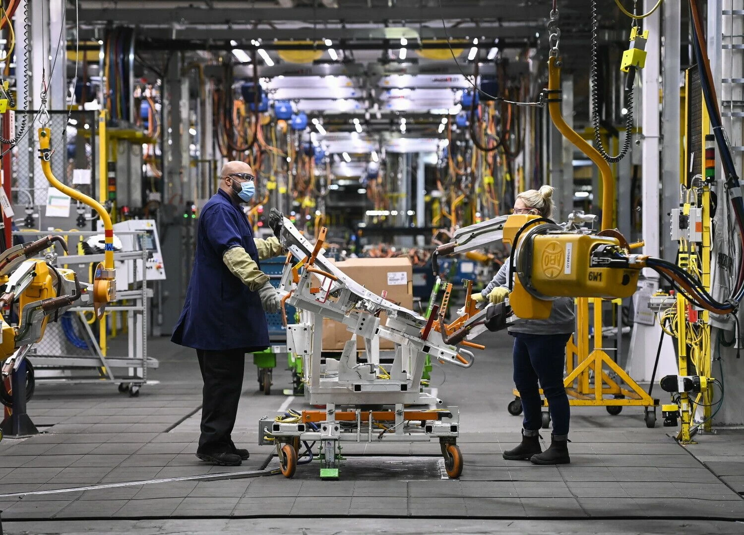 „General Motors“ gamykla. Nathano Denette'o (AP / „Scanpix“) nuotr.