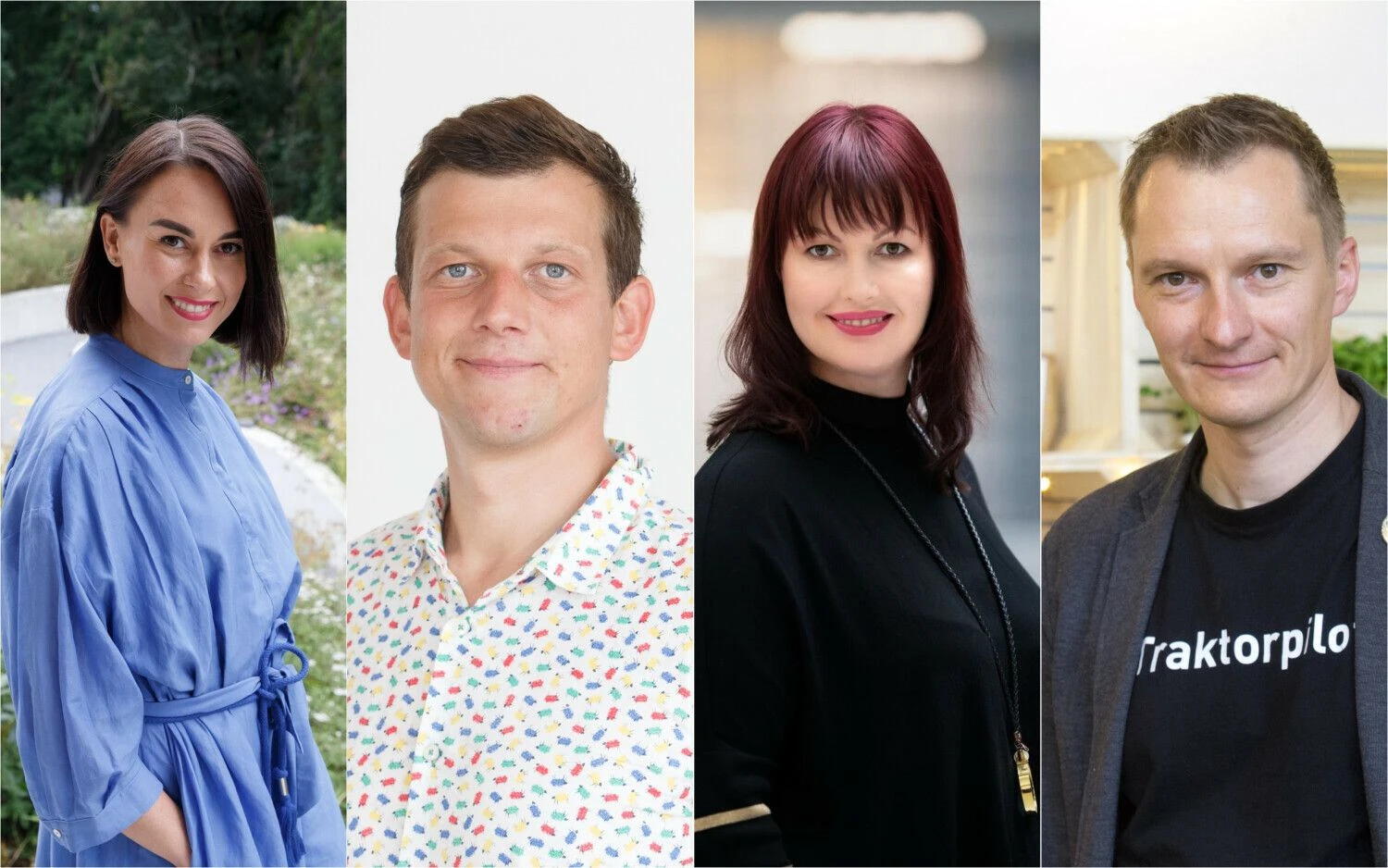 Iš karės – Kristina Graužinienė, UAB „Kelionių panorama“ direktorė, Justinas Albertynas, „AirGuru“ verslo plėtros vadovas, Žydrė Gavelienė, Nacionalinės turizmo verslo asociacijos vadovė, Linas Žabaliūnas, UAB „Baltic Holidays“ direktorius.