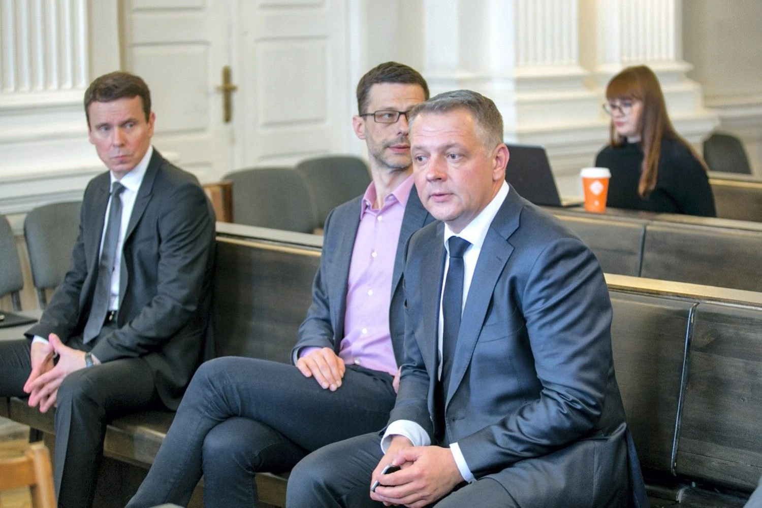 Eligijus Masiulis, Šarūnas Gustainis, Raimondas Kurlianskis. Juliaus Kalinsko (VŽ) nuotr.