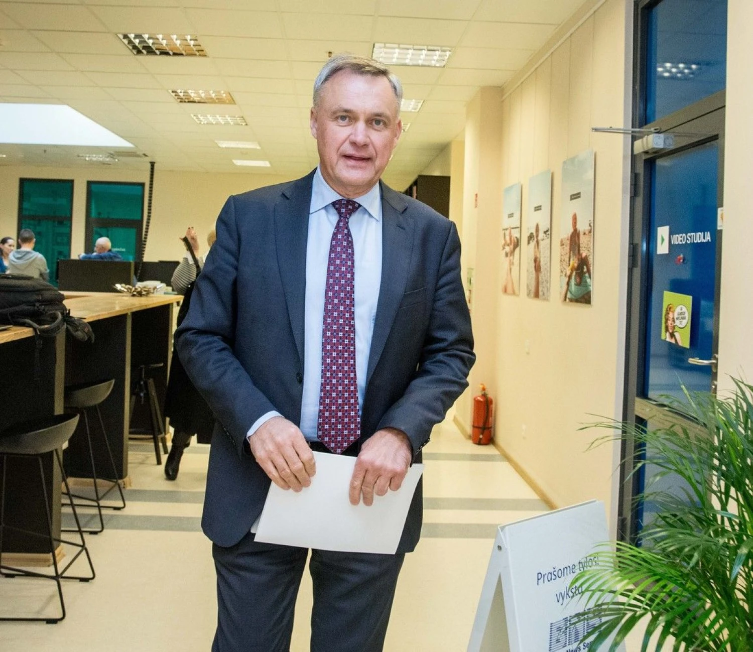 Robertas Dargis, Lietuvos pramonininkų konfederacijos prezidentas. Juditos Grigelytės (VŽ) nuotr.