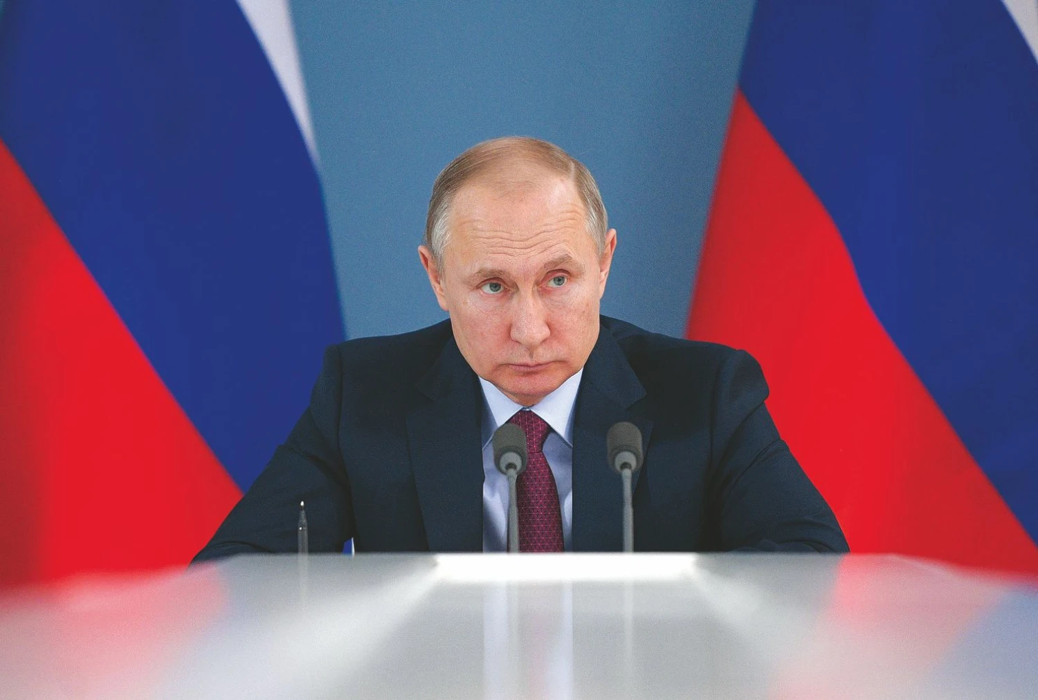 Rusijos lyderis Vladimiras Putinas daug kartų nurodinėjo vyriausybei skatinti ūkio augimą, bet rezultatų kol kas nematyti. Aleksejaus Družinino („Sputnik“ / „Scanpix“) nuotr.