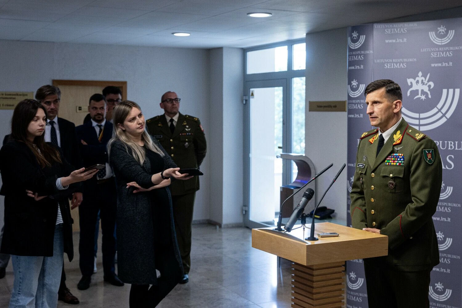 Raimundas Vaikšnoras, Lietuvos kariuomenės vadas. Pauliaus Paleckio (BNS) nuotr.
