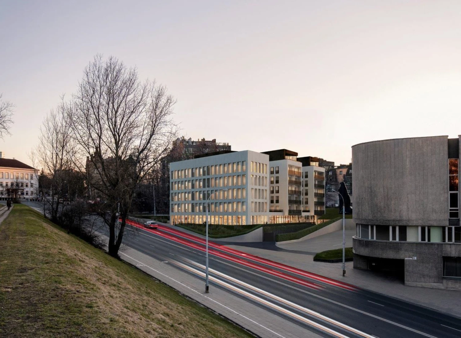 Bendrovės vizualizacija.