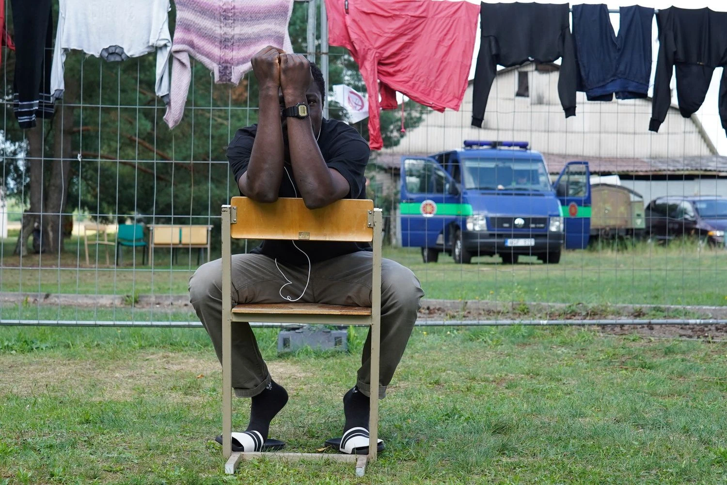 Migrantų apgyvendinimo centras Alutyje. „Reuters“/„Scanpix“/Janio Laizanio nuotr.