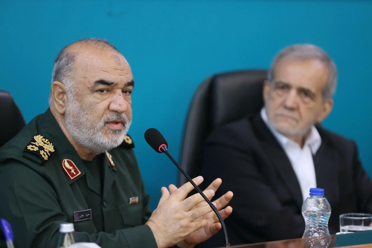 Hosseinas Salami, Irano Islamo revoliucijos gvardijos korpuso (IRGC) vadas. „Scanpix“ nuotr.