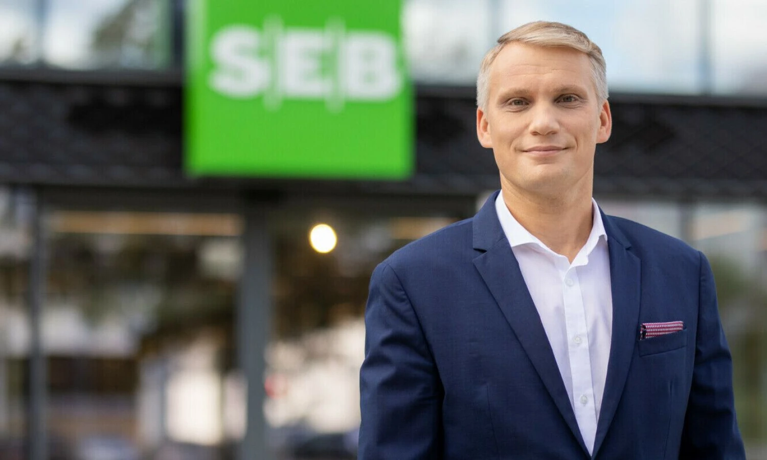 Vilius Juzikis, SEB banko valdybos narys ir Verslo bankininkystės tarnybos direktorius.