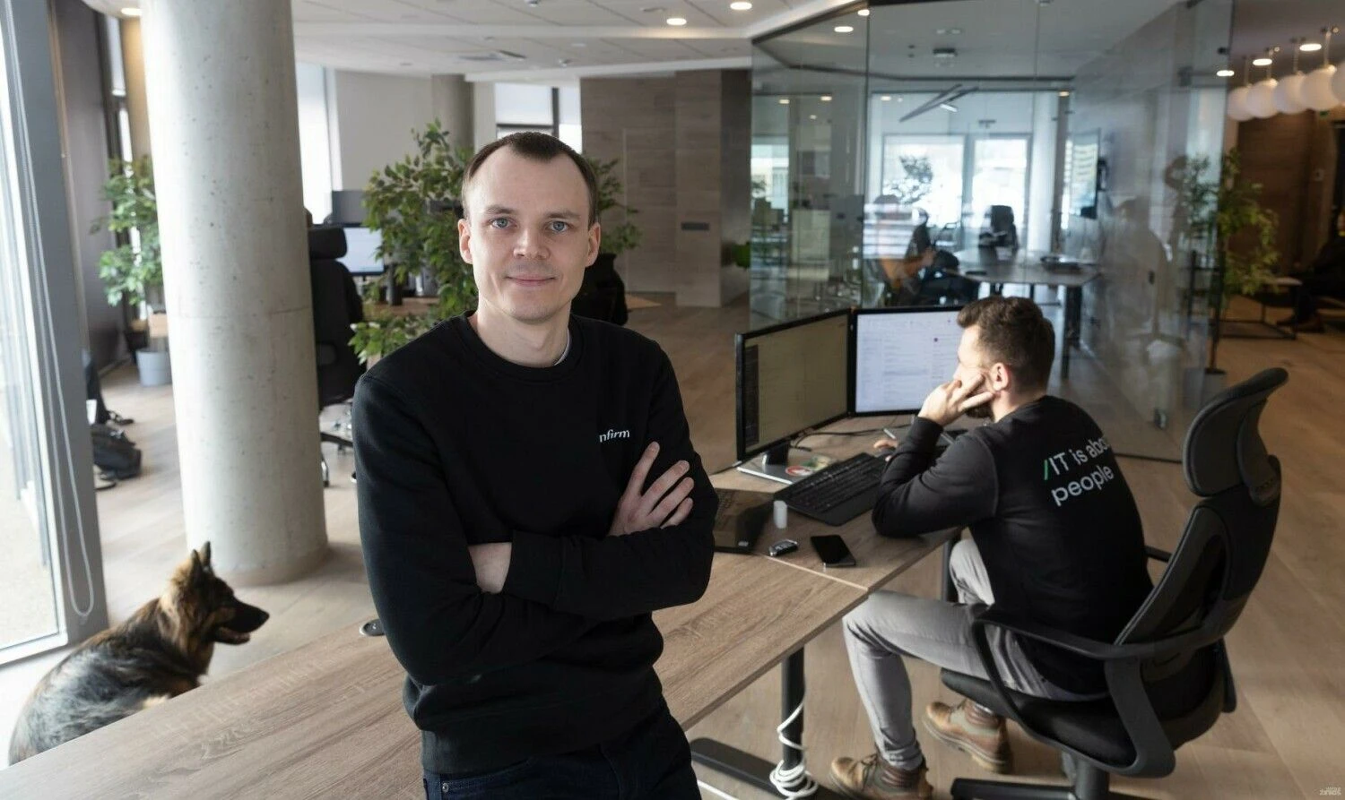 Lukas Stacevičius, UAB „Artme“, dirbančios su prekių ženklu „Kinfirm“, įkūrėjas, direktorius. Juditos Grigelytės (VŽ) nuotr.