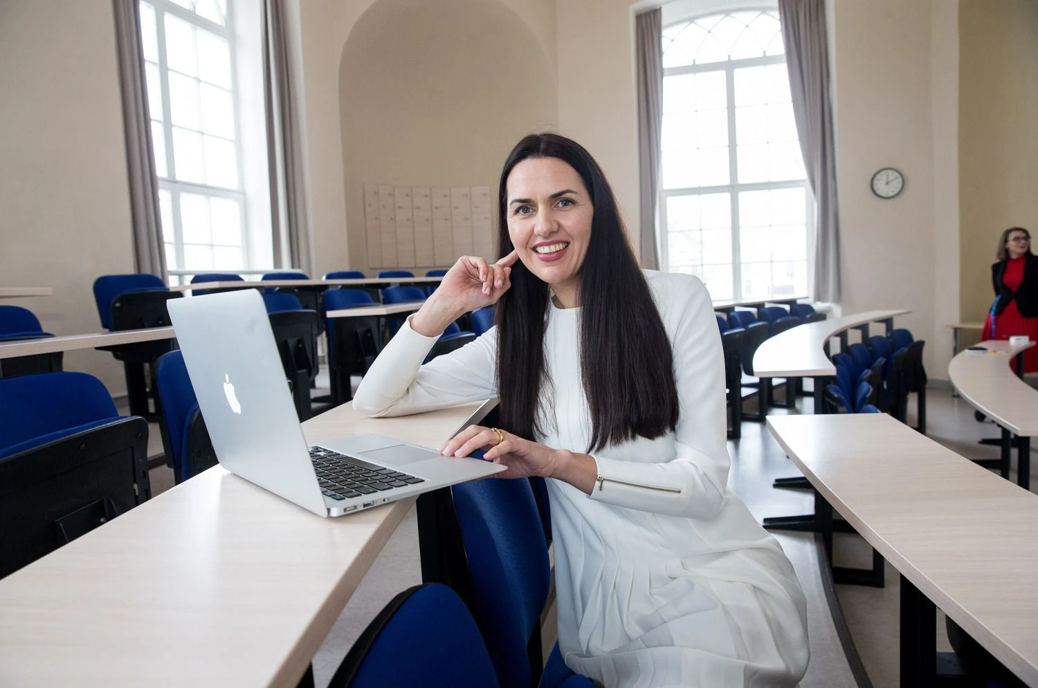 Audronė Nakrošienė, ISM Vadybos ir ekonomikos universiteto vadovų MBA direktorė ir tyrimo autorė: „2025 m. kas trečiam darbuotojui bus svarbu, kad įmonė suteiktų galimybę dirbti nuotoliniu būdu. Juditos Grigelytės (VŽ) nuotr.