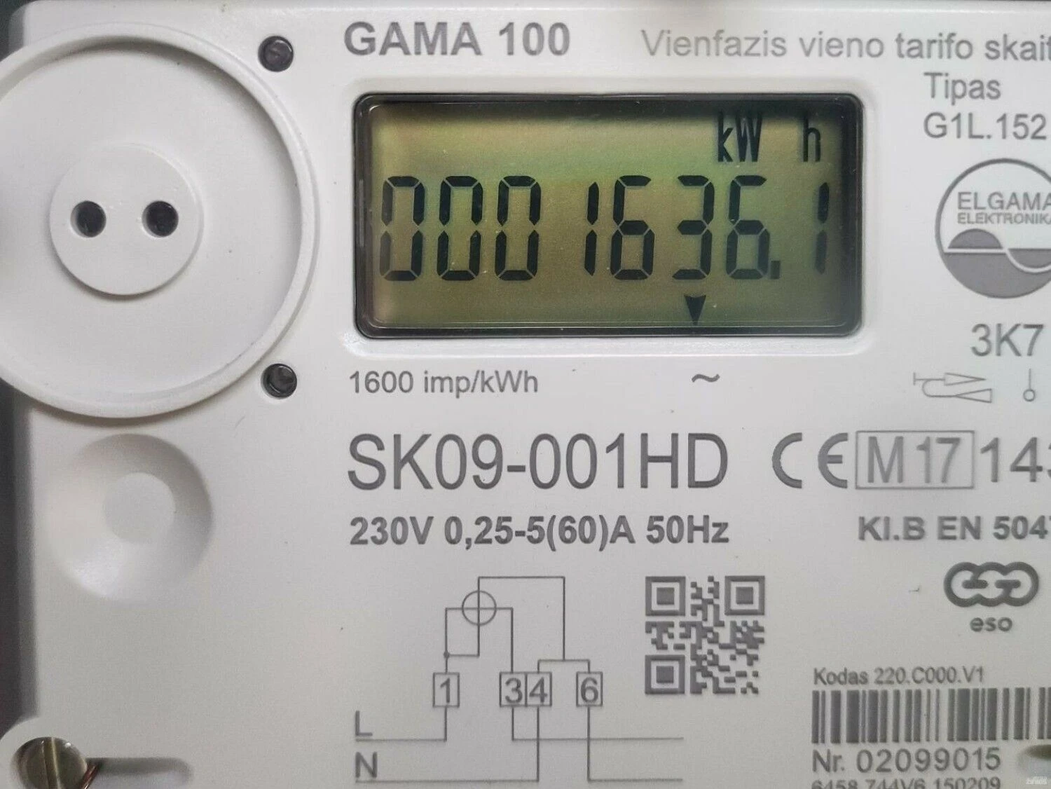 Elektros skaitikliai. Vladimiro Ivanovo (VŽ) nuotr.