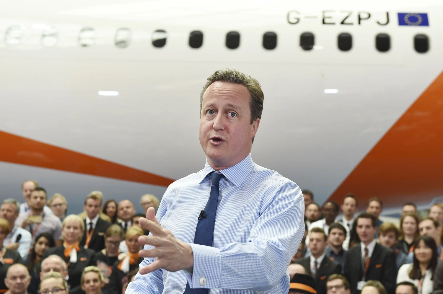 Davidas Cameronas, Jungtinės Karalystės premjeras. Andy Raino („Reuters“ / „Scanpix“) nuotr.