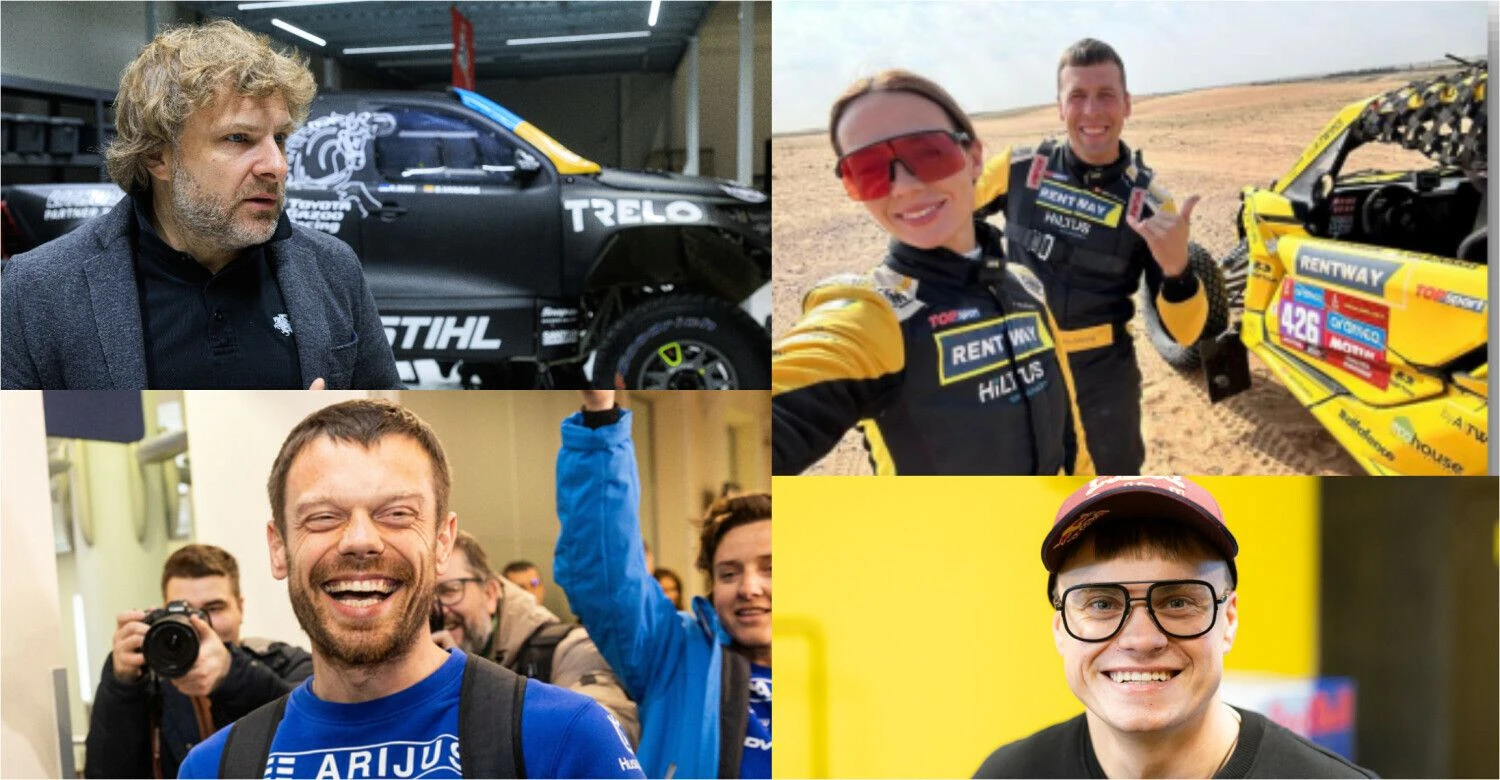 Iš kairės: Benediktas Vanagas, Vaidotas Žala, Emilijos ir Arūno Gelažninkų duetas, Rokas Baciuška. VŽ, BNS nuotraukų montažas.