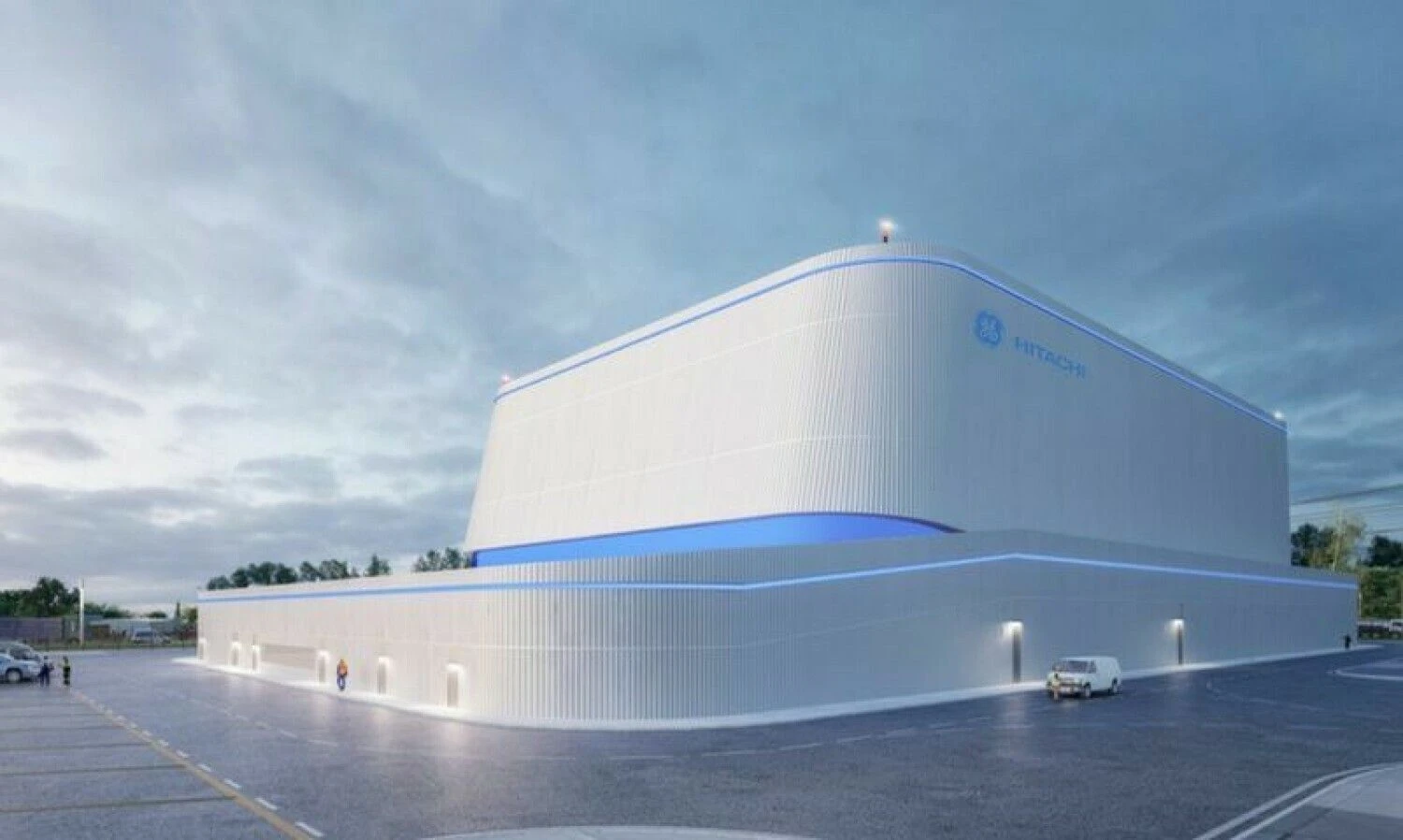 Įmonės vizualizacija.