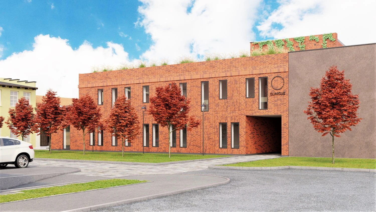 Bendrovės vizualizacija.