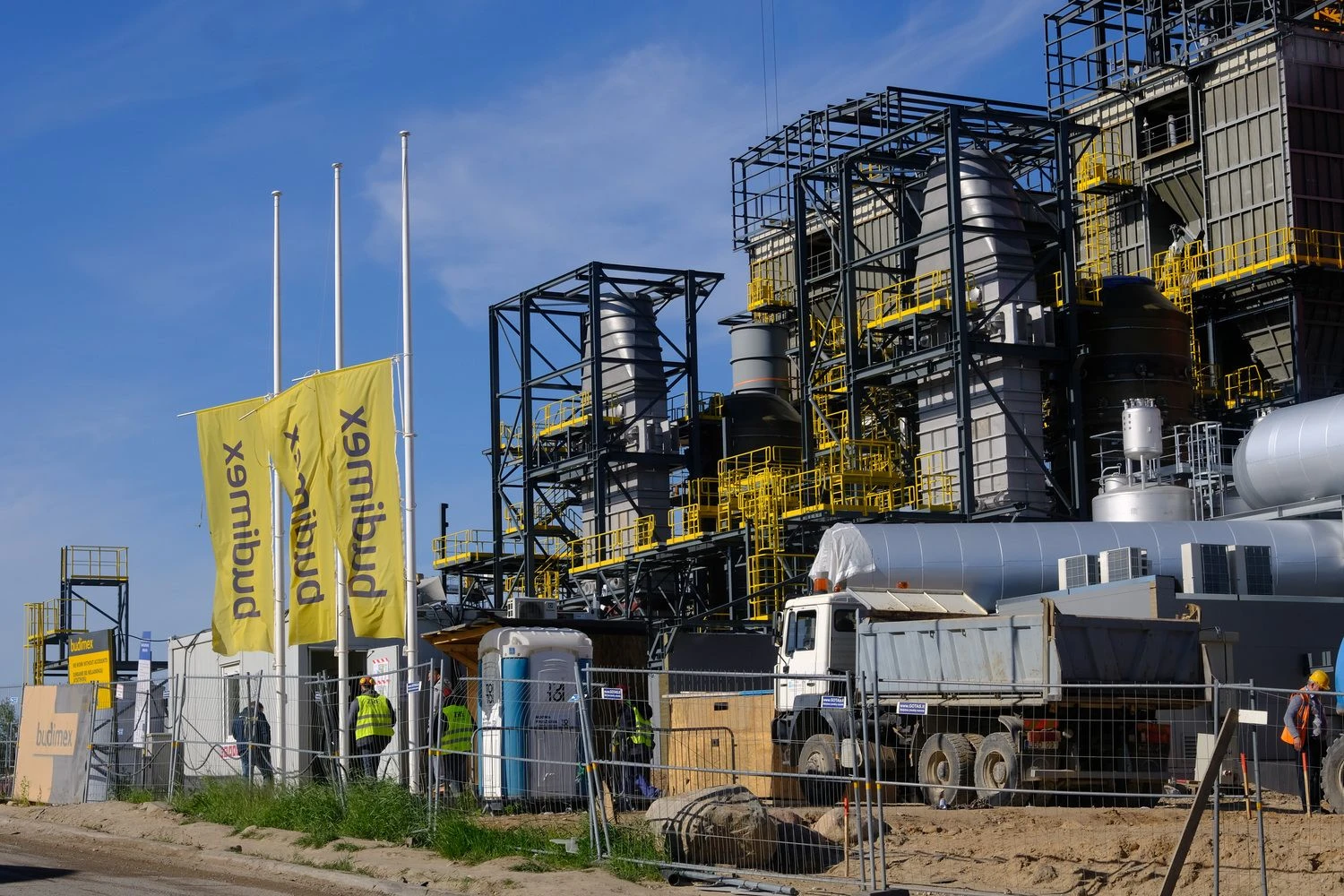 Vilniaus kogeneracinės jėgainės statyba. Vladimiro Ivanovo (VŽ) nuotr.