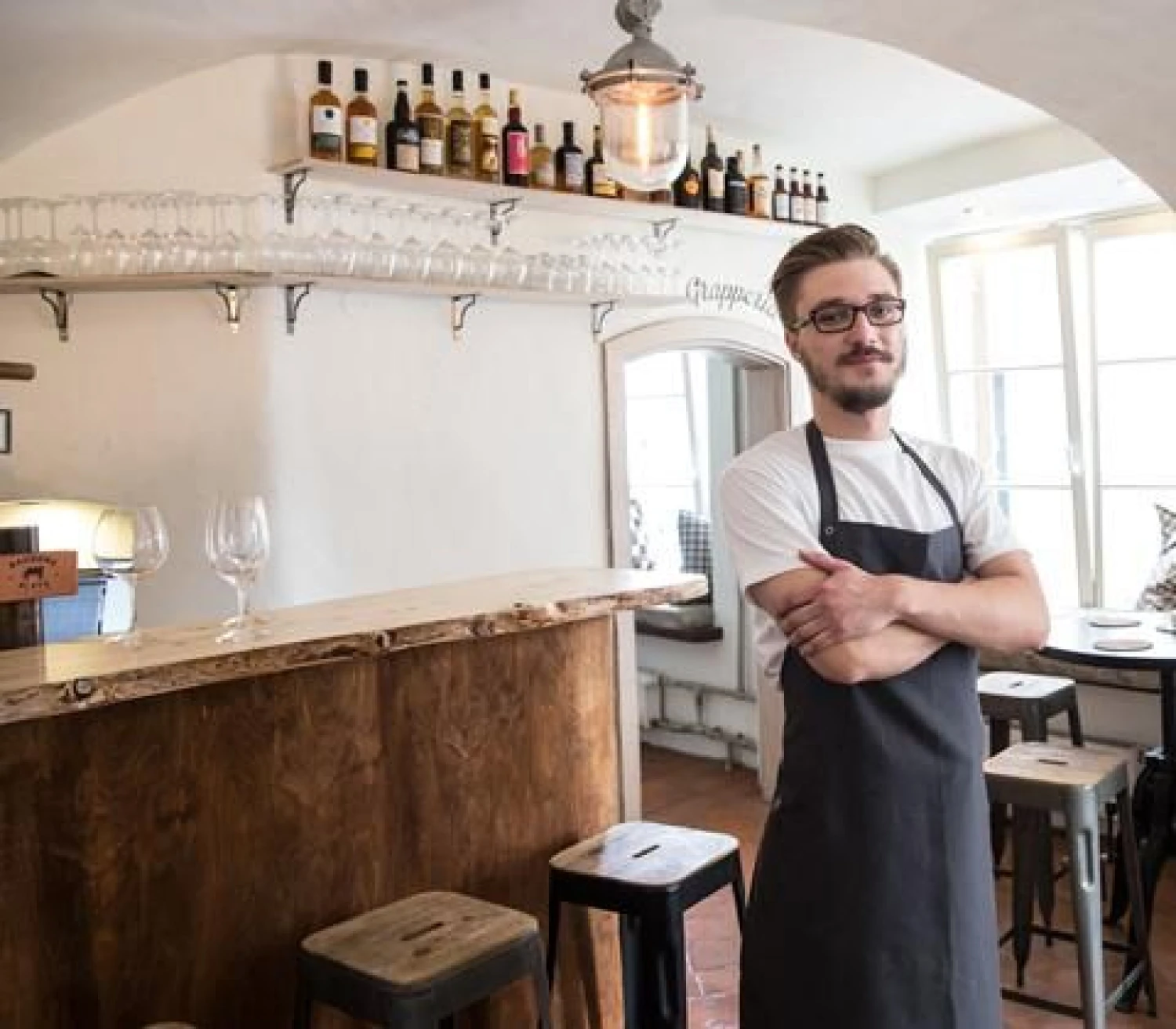 Andrius Markevičius, vienas restorano „Naked Bite“ savininkų.