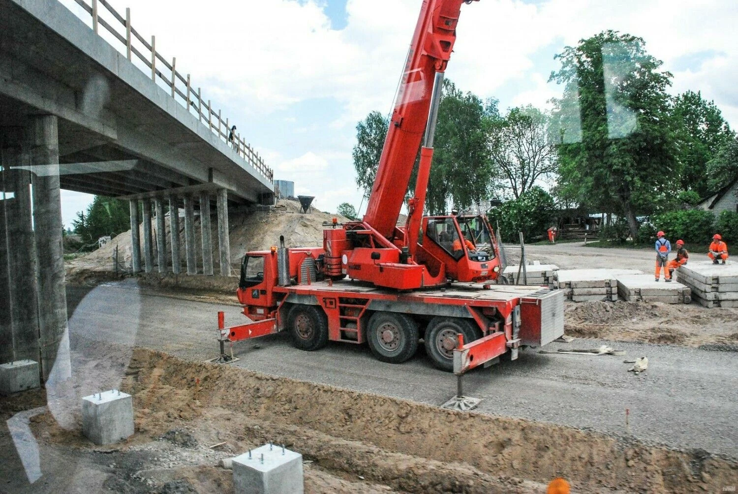 Kelio A5 Kaunas–Marijampolė–Suvalkai ruožo rekonstravimo darbai. Juditos Grigelytės (VŽ) nuotr.