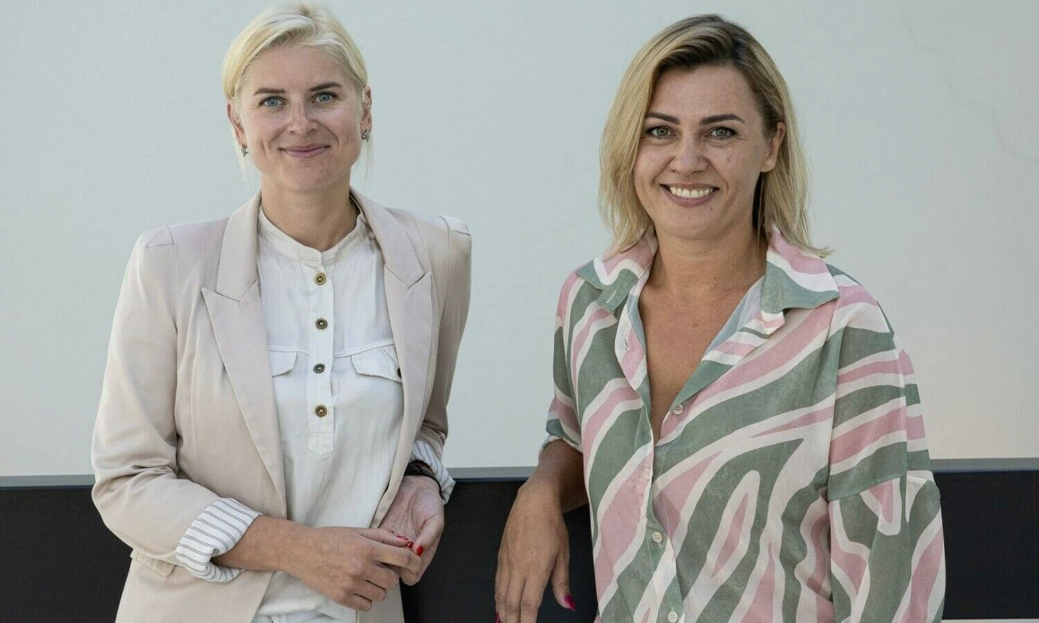 Gintarė Jovaišienė (kairėje), „Korn Ferry“ konsultantė ir Renata Vėbrienė,  vyresnioji įmonės konsultantė. Vladimiro Ivanovo (VŽ) nuotr.