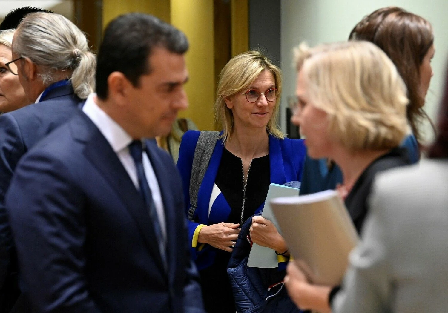 ES energetikos ministrai renkasi į ES Tarybos posėdį. Johno Thyso (AFP / „Scanpix“) nuotr.
